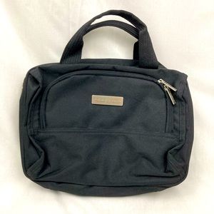 Large black Kenneth Cole toiletry/travel bag with hanger and POCKETS